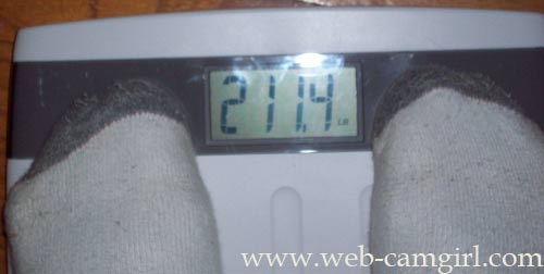 11th Week - 211.4 pounds (-2.6 lbs) 11th Week - 211.4 pounds