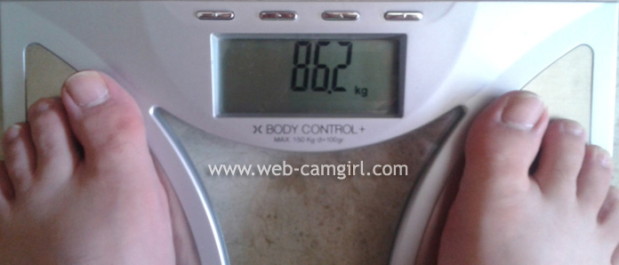 5th Week - 86.2 Kg (-2.4 Kg or -5.3 lbs)